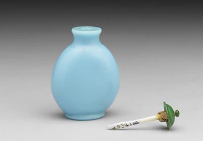 图片[2]-Sky-blue glass snuff bottle, 18th-19th century, Qing dynasty-China Archive